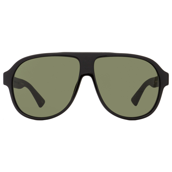 Gucci Square Sunglasses GG0009S 001 Shiny Black 0009 - Picture 2 of 2